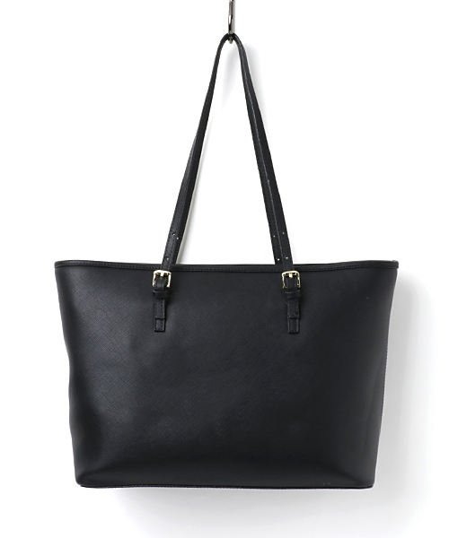 PLAIN CLOTHING(プレーンクロージング)の「ベーシックトートバッグ【PLAIN CLOTHING】(トートバッグ・レディース・ブラック/グレー/ピンク/ブルー/モカ/キャメル/レッド・FREE)」の2枚目の写真