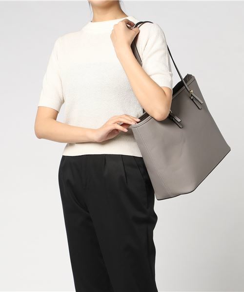 PLAIN CLOTHING(プレーンクロージング)の「ベーシックトートバッグ【PLAIN CLOTHING】(トートバッグ・レディース・ブラック/グレー/ピンク/ブルー/モカ/キャメル/レッド・FREE)」の11枚目の写真