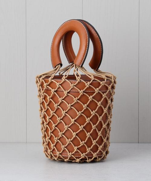 STAUD かごバッグ ブラウン STAUD かごバッグ ブラウン STAUD かご