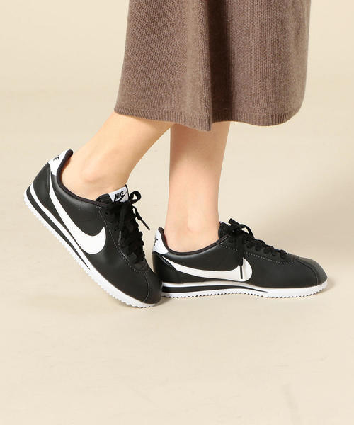 NIKE（ナイキ）の「＜NIKE（ナイキ）＞∴ウィメンズ レザーCORTEZ コルテッツ/スニーカー ◆（スニーカー・レディース・その他1/ブラック/ホワイト・25.5cm/22.5cm/23.5cm/23cm/24cm/24.5cm/25cm）」の8枚目の写真