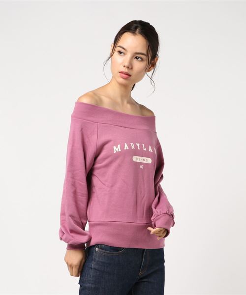 VENCEEXCHANGE（ヴァンスエクスチェンジ）の「裏起毛オフショルプルオーバー（スウェット・レディース・アッシュグレー/ホワイト/ダークグレー/その他28・M/L）」の7枚目の写真