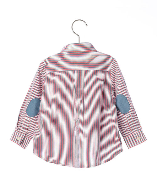 SHIPS(シップス)の「SHIPS KIDS:エルボーパッチ シャツ(80~90cm)(シャツ/ブラウス・キッズ・ネイビー/レッド・90/80)」の8枚目の写真