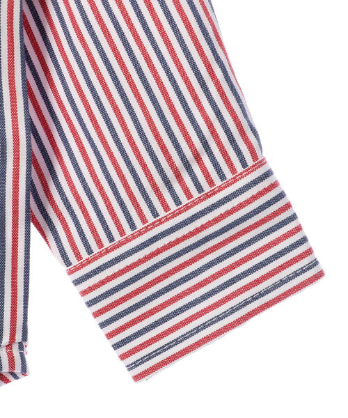 SHIPS(シップス)の「SHIPS KIDS:エルボーパッチ シャツ(80~90cm)(シャツ/ブラウス・キッズ・ネイビー/レッド・90/80)」の6枚目の写真