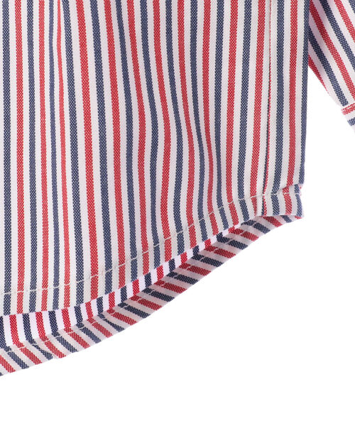 SHIPS(シップス)の「SHIPS KIDS:エルボーパッチ シャツ(80~90cm)(シャツ/ブラウス・キッズ・ネイビー/レッド・90/80)」の5枚目の写真