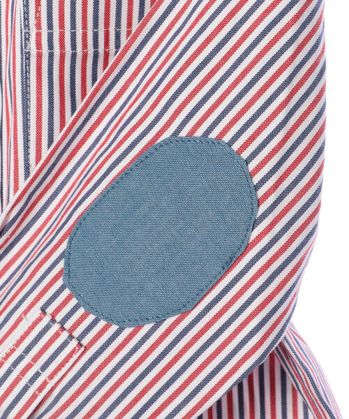 SHIPS(シップス)の「SHIPS KIDS:エルボーパッチ シャツ(80~90cm)(シャツ/ブラウス・キッズ・ネイビー/レッド・90/80)」の4枚目の写真