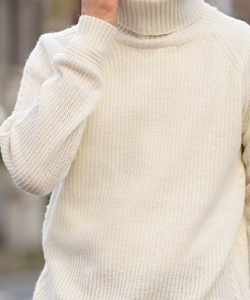 MK MICHEL KLEIN HOMME （エムケーミッシェルクランオム）の「ニット（ラムウールナイロン）（ニット/セーター・メンズ・グレー/ネイビー/ホワイト・46/48/51）」の8枚目の写真