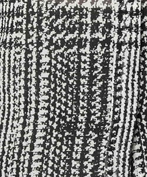 NARACAMICIE（ナラカミーチェ）の「ビックグレンチェックプリントボウタイブラウス（シャツ/ブラウス・レディース・ブラック/パープル・SMALL/MEDIUM/LARGE）」の9枚目の写真