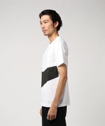 【Nike】HBR Big Swoosh デザイン クルーネック Tシャツ ♪ NIKE ナイキ Tシャツ 半袖 メンズ HBR ビッグ スウッシュ グレー