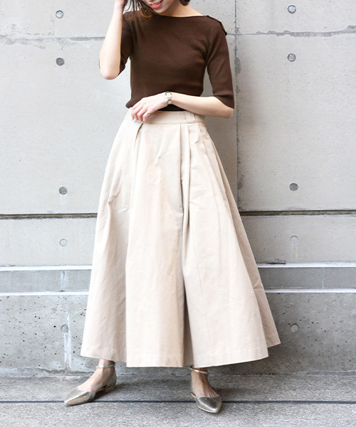 RANDA（ランダ）の「バックフリルニット（ニット/セーター・レディース・ホワイト/ブラウン/イエロー・FREE）」の10枚目の写真