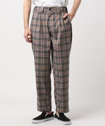 VIBGYOR Select/ グレンチェックワイドテーパードパンツ