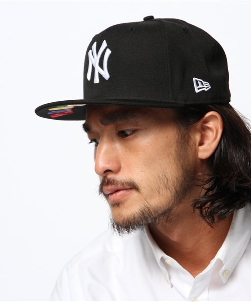 NEW ERA（ニューエラ）の「WEGO/59FIFTY NY YANKEES（キャップ・メンズ・ブラック・MEDIUM/SMALL/LARGE）」の3枚目の写真