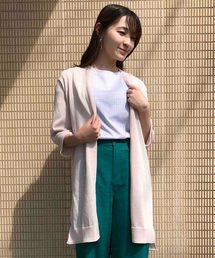 Petit Honfleur | 【WASHABLE・麻シリーズ】ロングカーディガン(カーディガン/ボレロ)