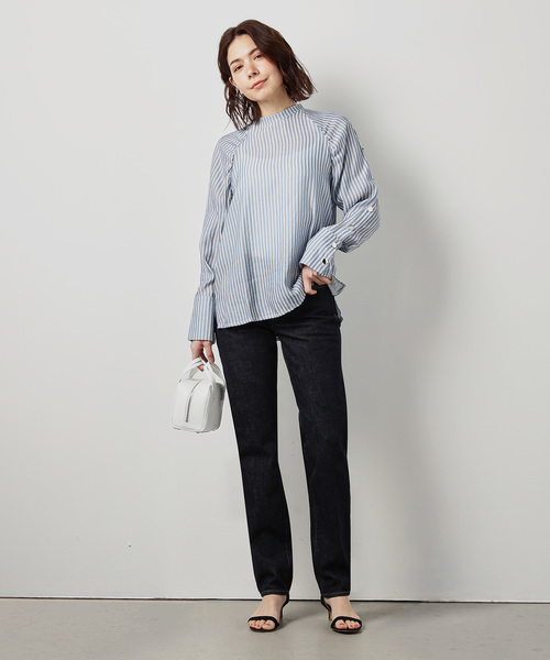 ZOZO（ゾゾ）の「ストレートデニムパンツ［WOMEN］（デニムパンツ・レディース・ダークインディゴブルー/ライトインディゴブルー/インディゴブルー/ワンウォッシュ・マルチサイズ）」の18枚目の写真