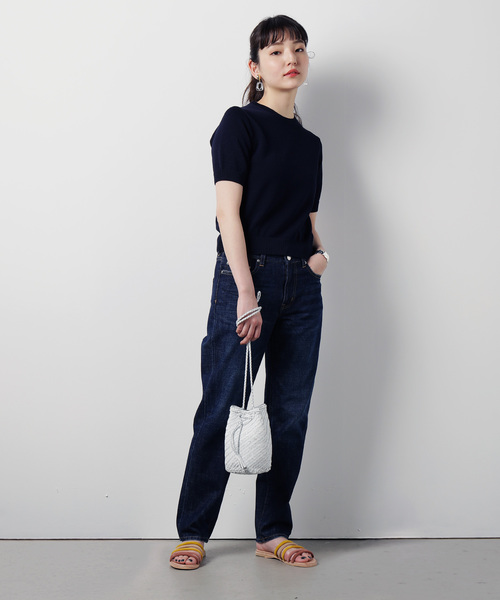 ZOZO（ゾゾ）の「ストレートデニムパンツ［WOMEN］（デニムパンツ・レディース・ダークインディゴブルー/ライトインディゴブルー/インディゴブルー/ワンウォッシュ・マルチサイズ）」の20枚目の写真