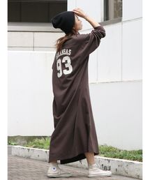 ルーズロゴカットワンピース