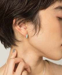 ターコイズ/Shell ピアス Silver 925
