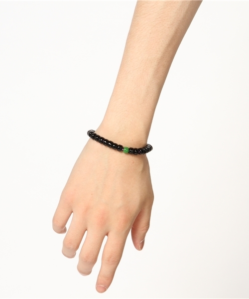 VIVIFY（ビビファイ）の「エヴァ/ブレスレット/Wコード/初号機（ブレスレット・メンズ・ブラック・MEDIUM/SMALL）」の6枚目の写真