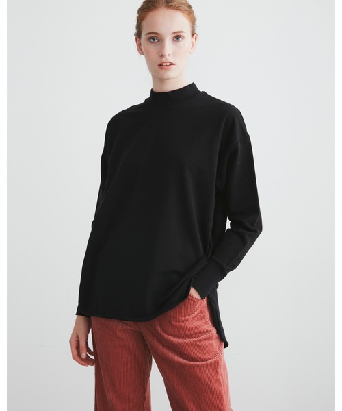 Traditional Weatherwear(トラディショナルウェザーウェア)の「BACK OPEN PULL OVER(Tシャツ/カットソー・レディース・ブラック/オフホワイト/トップグレー/グリーン・S)」の3枚目の写真