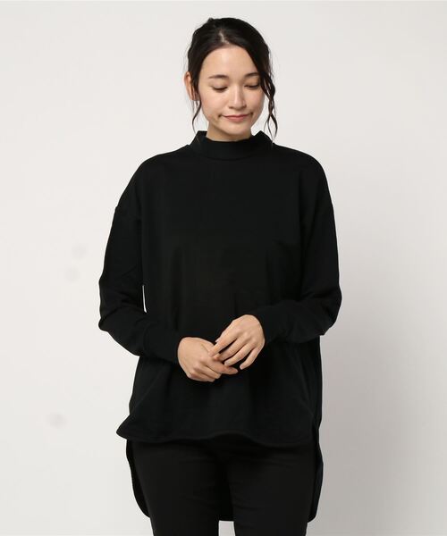 Traditional Weatherwear(トラディショナルウェザーウェア)の「BACK OPEN PULL OVER(Tシャツ/カットソー・レディース・ブラック/オフホワイト/トップグレー/グリーン・S)」の14枚目の写真