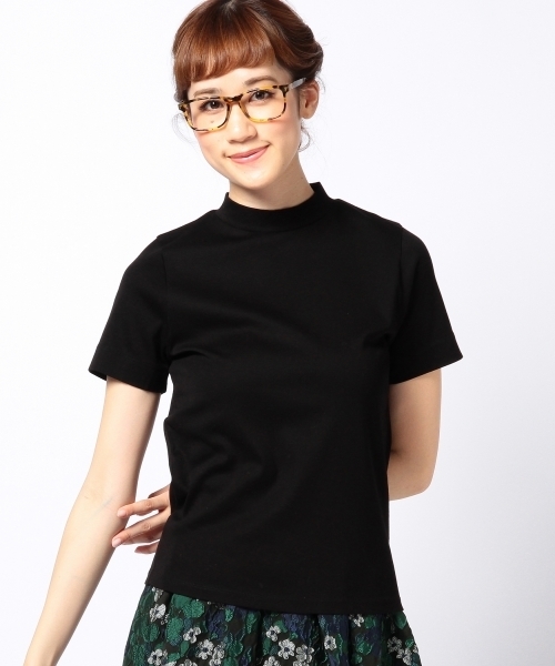 Another Edition（アナザーエディション）の「AE C プチハイネック T ◆（Tシャツ/カットソー・レディース・ブラック/ベージュ/ホワイト・フリー）」の2枚目の写真