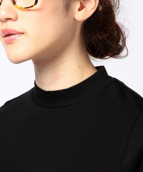 Another Edition（アナザーエディション）の「AE C プチハイネック T ◆（Tシャツ/カットソー・レディース・ブラック/ベージュ/ホワイト・フリー）」の4枚目の写真