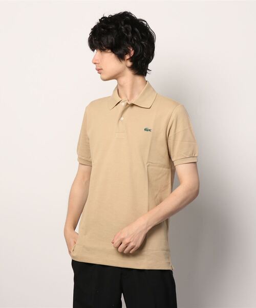 LACOSTE（ラコステ）の「【Lacoste/ラコステ】# 半袖ワンポイントポロシャツ CLASSIC PIQUE POLO　L1212　L.12.12（ポロシャツ・メンズ・ホワイト/ネイビー/ブラック/ベージュ・4/3/2/5/6）」の3枚目の写真