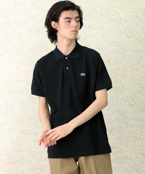 LACOSTE（ラコステ）の「【Lacoste/ラコステ】# 半袖ワンポイントポロシャツ CLASSIC PIQUE POLO　L1212　L.12.12（ポロシャツ・メンズ・ホワイト/ネイビー/ブラック/ベージュ・4/3/2/5/6）」の2枚目の写真