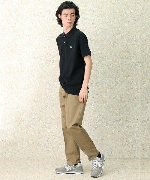 LACOSTE（ラコステ）の「【Lacoste/ラコステ】# 半袖ワンポイントポロシャツ CLASSIC PIQUE POLO　L1212　L.12.12（ポロシャツ・メンズ・ホワイト/ネイビー/ブラック/ベージュ・4/3/2/5/6）」の8枚目の写真