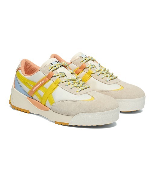 Onitsuka Tiger（オニツカタイガー）の「DELEGATION EX / デレゲーション イーエックス（スニーカー・レディース・イエロー/ホワイト/ブルー/ホワイト系その他/グリーン系その他/ブルー系その他・23/24/22.5/23.5/27/28/24.5/27.5/26.5/25/26/25.5/28.5/29）」の9枚目の写真