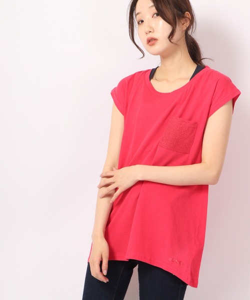 DIMENSIONE danza（ディメンシオーネ ダンツァ）の「ラメポケットTシャツ（Tシャツ/カットソー・レディース・レッド/イエロー/ホワイト/スカイブルー・SMALL/MEDIUM/X-SMALL）」の19枚目の写真