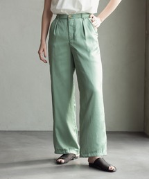CFT. Matt satin tack PT (マットサテンタックパンツ)