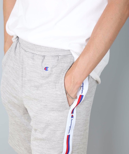Champion(チャンピオン)の「【CHAMPION/チャンピオン】サイドテープショーツ C3-RS504 吸汗・速乾性 COOLで快適な状態を保つ「C VAPOR」を採用(スウェットパンツ・メンズ・グレー/ブラック/レッド/ブルー・MEDIUM/LARGE/X-LARGE)」の17枚目の写真