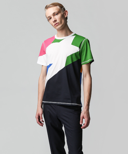 KRIS VAN ASSCHE（クリスヴァンアッシュ）の「T-SHIRT DOGTOOTH PRINT 
