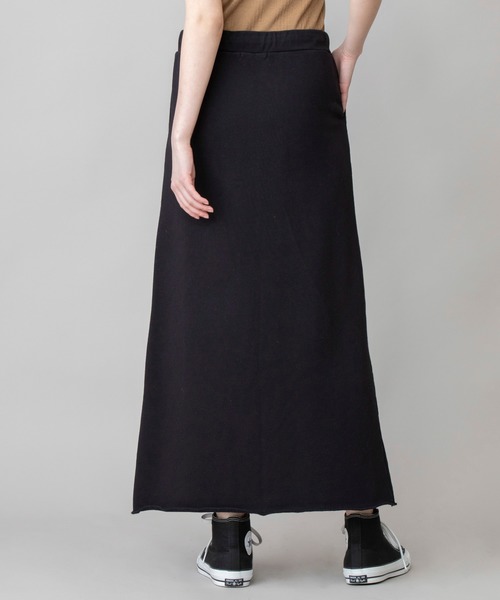 Munich(ミューニック)の「【Munich定番】バイオウォッシュフレンチテリーマキシスカート(スカート・レディース・霜降りグレー/ミント/クリーム/ピンク/ブラック・S/M)」の10枚目の写真