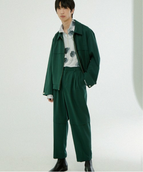 セール】KINDAGARDEN カインダガーデン / WOOL GABARDINE BLOUSON