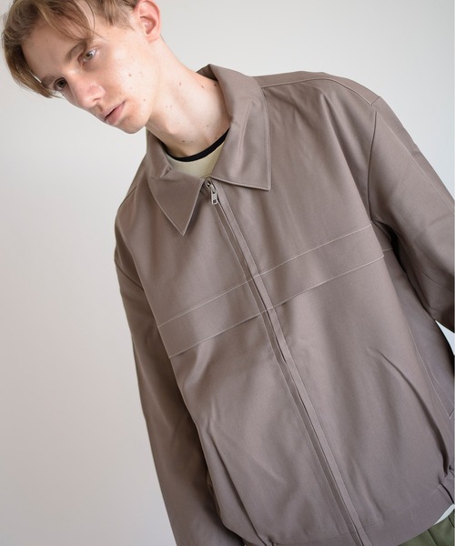 KINDAGARDEN（カインダガーデン）の「KINDAGARDEN カインダガーデン / WOOL GABARDINE BLOUSON JACKET ウールギャバジンブルゾンジャケット（ブルゾン・メンズ・ブラック/ブラウン/グリーン・MEDIUM/LARGE）」の13枚目の写真