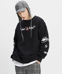 BAD IN BAD | 『BAD IN BAD』SCRIBBLE LOGO SWEATSHIRT/スクライブルロゴスウェットシャツ/トレーナー(スウェット)