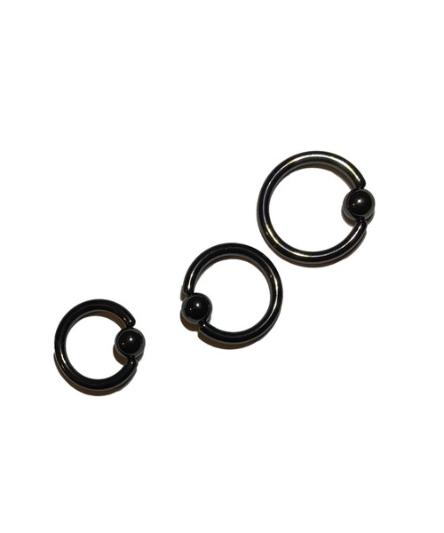 MORPH(モルフ)の「MORPH モルフ CCB ボディーピアス 12ゲージ 10mm~16mm(ピアス(片耳用)・メンズ・ブラック・10/12/14/16)」の5枚目の写真