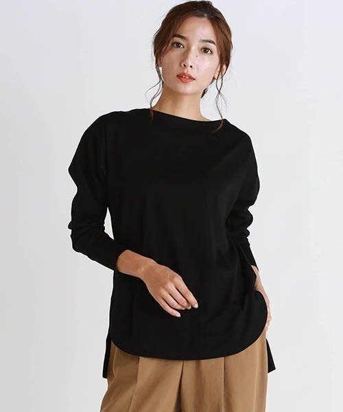 セール Lautreamont ロートレアモン のファッション トップス オーガニックコットンを使用したロングスリーブtシャツ Tシャツ カットソー