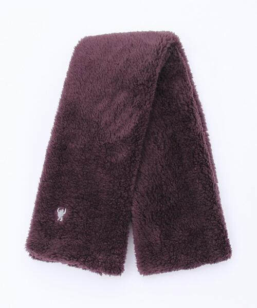 coen（コーエン）の「【WEB限定カラー】フリースマフラー#（マフラー・レディース・パープル/ブラック/オフホワイト/ベージュ・FREE）」の4枚目の写真