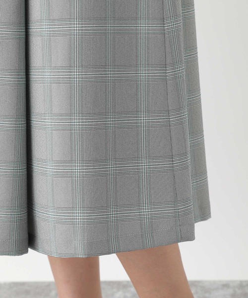 LEPSIM（レプシィム）の「デザインチェックワンピース　894089（ジャンパースカート・レディース・ブラウン/ライトグレー・LARGE/MEDIUM）」の19枚目の写真