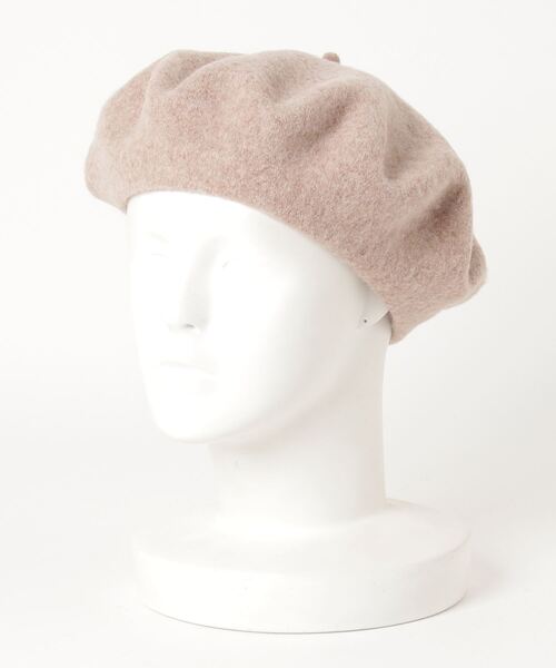 WC(ダブル シー)の「WC/カラーベレー帽(ハンチング/ベレー帽・レディース・ブラウン/ピンク/ベージュ/ブラック/ブラウン系その他・FREE)」の4枚目の写真