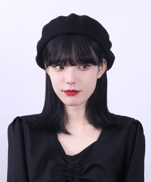 WC(ダブル シー)の「WC/カラーベレー帽(ハンチング/ベレー帽・レディース・ブラウン/ピンク/ベージュ/ブラック/ブラウン系その他・FREE)」の15枚目の写真