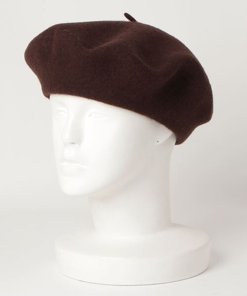 WC(ダブル シー)の「WC/カラーベレー帽(ハンチング/ベレー帽・レディース・ブラウン/ピンク/ベージュ/ブラック/ブラウン系その他・FREE)」の7枚目の写真