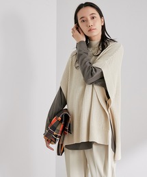 ADAM ET ROPE' | ハイネックルーズベスト(ニット/セーター)