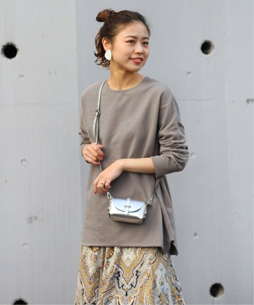 JOURNAL STANDARD relume（ジャーナルスタンダード　レリューム）の「オーバーサイズロングスウェット◆（スウェット・レディース・パープル/ブラウン/グレー/グレー系その他・FREE）」の3枚目の写真