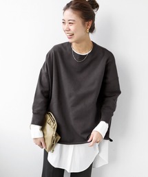 オーバーサイズロングスウェット◆