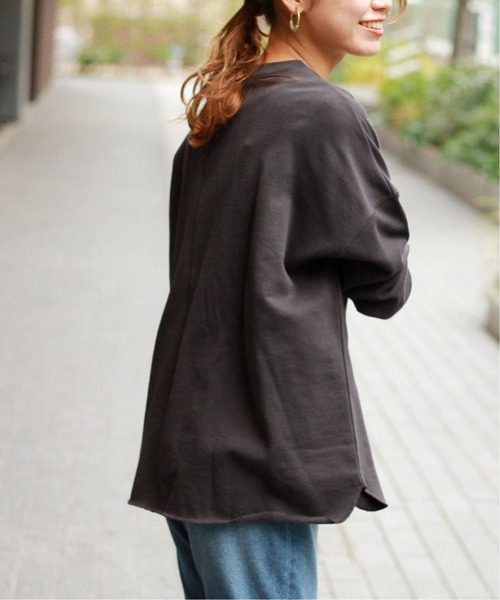 JOURNAL STANDARD relume（ジャーナルスタンダード　レリューム）の「オーバーサイズロングスウェット◆（スウェット・レディース・パープル/ブラウン/グレー/グレー系その他・FREE）」の10枚目の写真