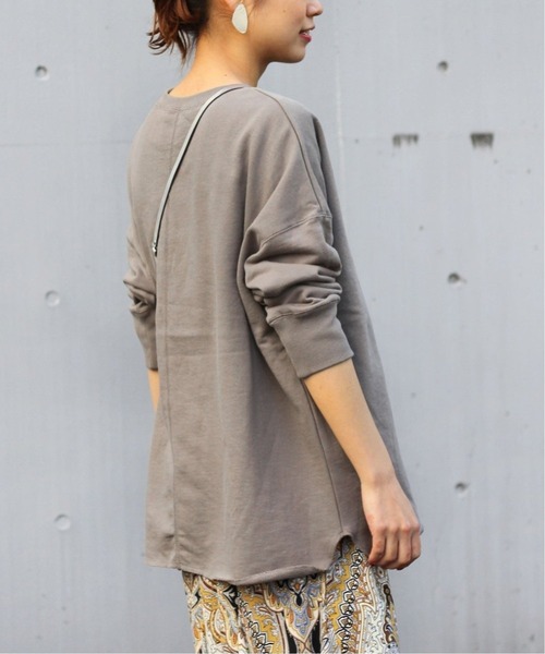 JOURNAL STANDARD relume（ジャーナルスタンダード　レリューム）の「オーバーサイズロングスウェット◆（スウェット・レディース・パープル/ブラウン/グレー/グレー系その他・FREE）」の19枚目の写真