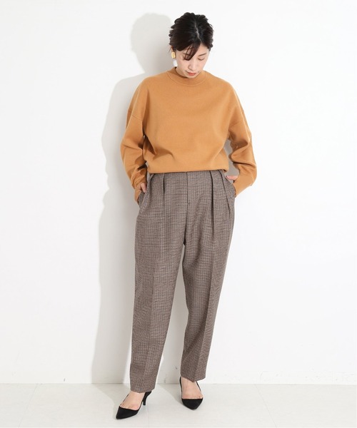 VERMEIL par iena(ヴェルメイユパーイエナ)の「ブルーフェイスガンクラブ タックスラックスパンツ◆(スラックス・レディース・ブラウン・36/38/40)」の5枚目の写真